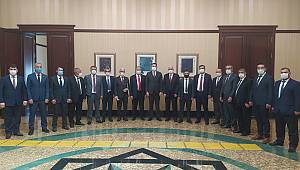 Karaman Heyetinden Hemşehrimiz Kaynar'a Anlamlı Ziyaret