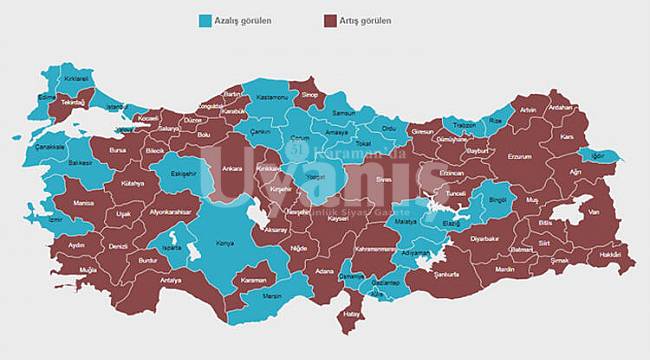 Karaman vaka sayısı artan iller arasında