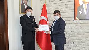 Kaymakam Çıkrık'dan Emniyet Personeline Covid-19 Teşekkürü