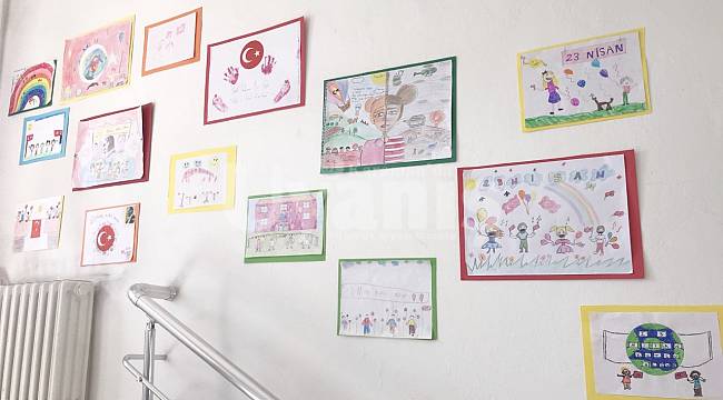 MEDAŞ Genel Müdürlük Binasını Çocukların Resimleriyle Renklendirdi