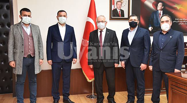MHP Heyetinden Rektör Namık Ak'a Ziyaret