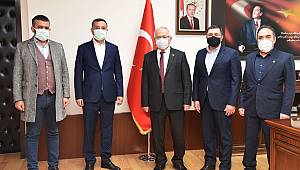 MHP Heyetinden Rektör Namık Ak'a Ziyaret