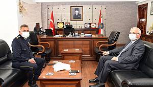 Rektör Namık Ak'tan İl Emniyet Müdürü Ayhan Taş'a Tebrik Ziyareti