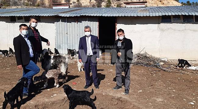 Şahinbaş Sarıveliler ve Başyayla ilçelerini ziyaret etti