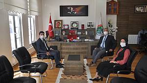 Sarıveliler Ve Başyayla Kaymakamları Başkan Zorlu'yu Ziyaret Etti