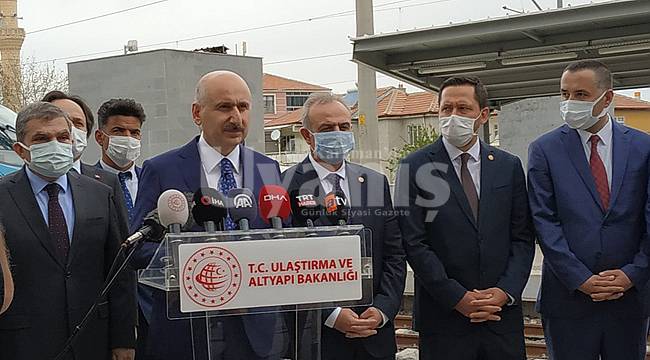 Ulaştırma Bakanı Karaismailoğlu: Karaman-Konya Hızlı Tren Hattını Haziran Ayında Yolcu Taşımacılığına Açıyoruz