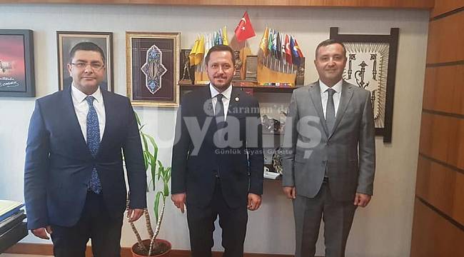 Ünüvar ve Şener'den Milletvekili Eser'e ziyaret