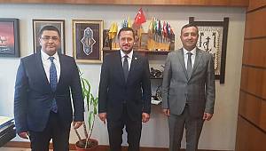 Ünüvar ve Şener'den Milletvekili Eser'e ziyaret