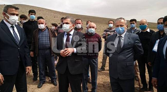 Vali Işık Kırma Eleme Tesislerinin Yapılacağı Bölgede İncelemelerde Bulundu