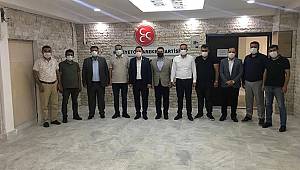 AK Parti Milletvekili Eser'den MHP'ye ziyaret
