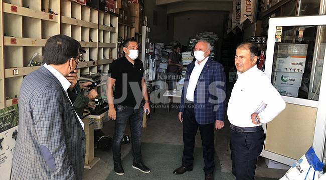 Borsa Yönetiminden Esnafa Ziyaret