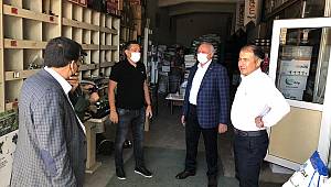 Borsa Yönetiminden Esnafa Ziyaret