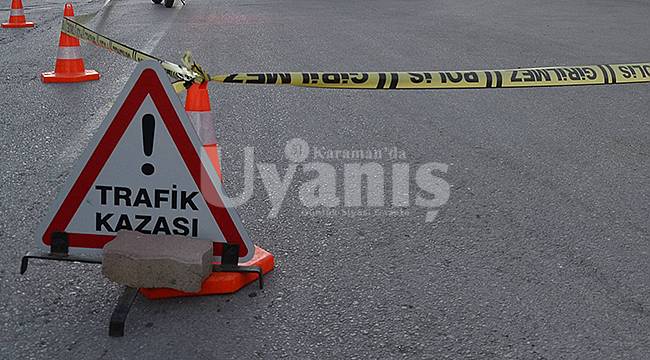 Ermenek'te kamyonet devrildi: 5 yaralı