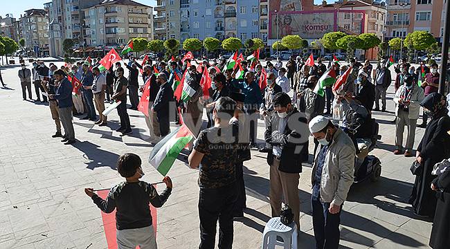 Karaman'da İsrail'in Mescid-i Aksa saldırıları protesto edildi