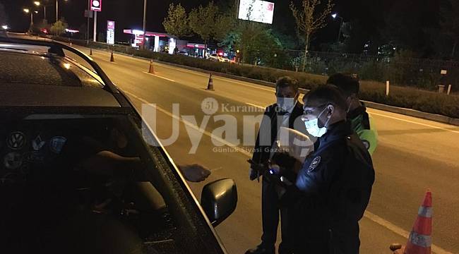 Karaman'da Tam Kapanma Denetimleri Etkin Şekilde Sürdürülüyor