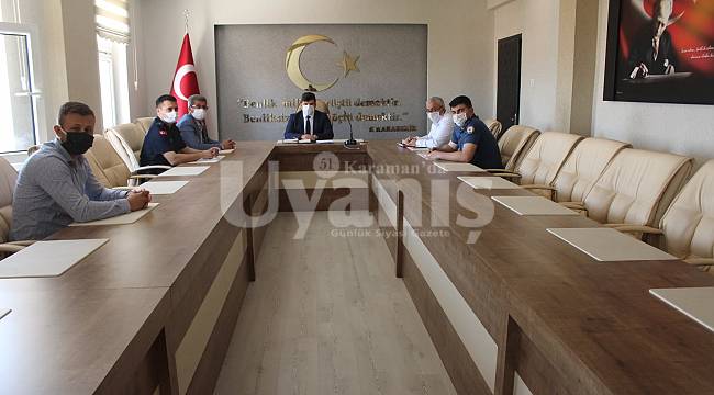 Pazar Yeri Açılmasıyla Alakalı Alınacak Tedbirler Toplantısı Düzenlendi