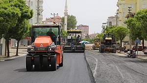 Perşembe pazarı içi asfaltlanıyor
