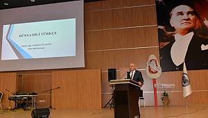 TDK Başkanı Gülsevin'den KMÜ'de "Dünya Dili Türkçe"' konferansı