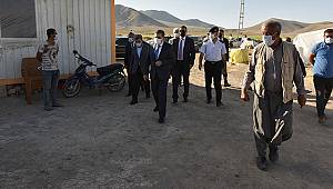 Vali Işık mevsimlik tarım işçilerini ziyaret etti