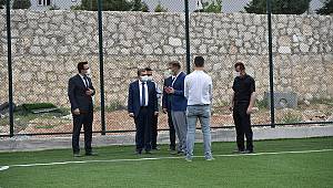 Vali Işık spor yatırımlarını yerinde inceledi
