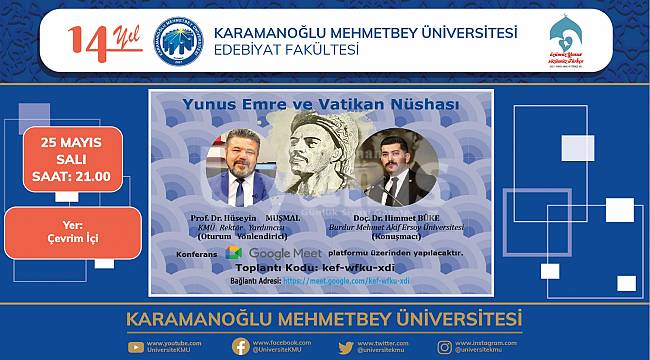 Yunus Emre ve Türkçe Yılı sohbetleri devam ediyor