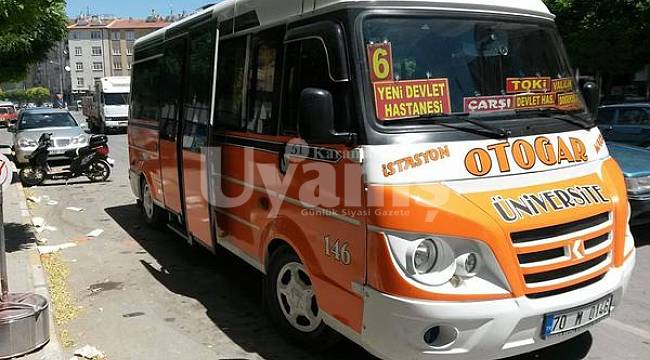 1 ve 6 Nolu Hat Minibüsleri'nin YKS Mesaisi