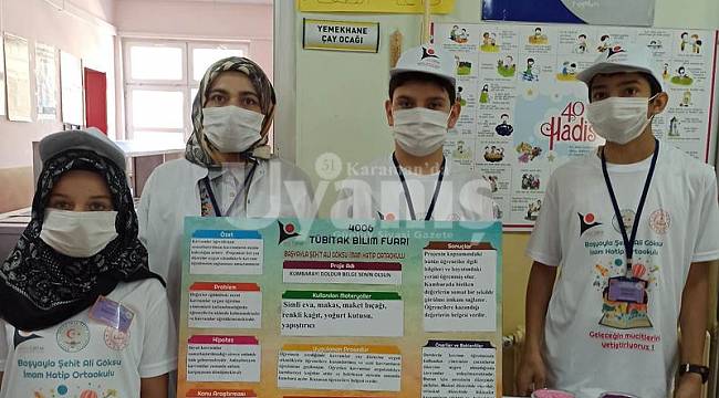 Başyayla, TÜBİTAK 4006 Bilim Fuarı ile projelerini ortaya koydu