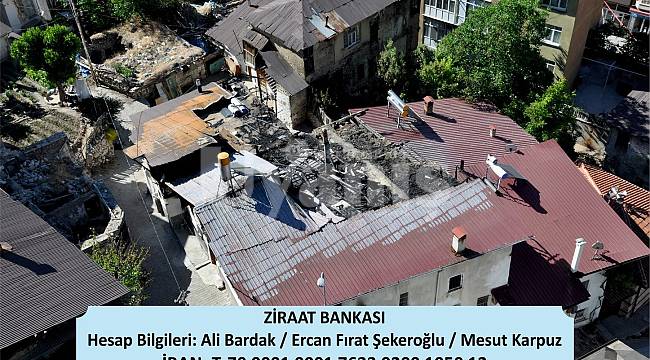 Ermenek'te Evi Yanan Aileler İçin Yardım Kampanyası Başlatıldı