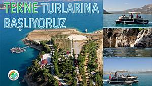 Ermenek Turkuaz Mesı̇re Alanında Tekne Turları Başlıyor