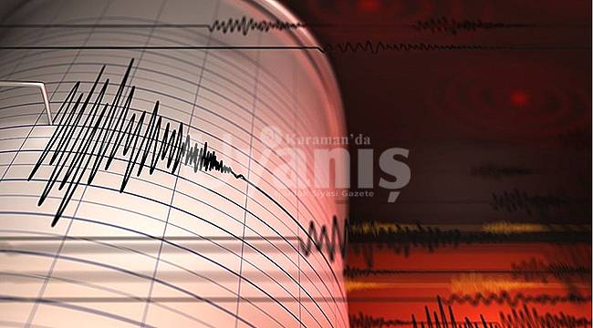Karaman'da 3.1 şiddetinde deprem meydana geldi