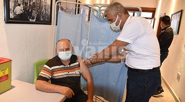 Karaman'da Covid-19 Aşısında Birinci Doz Daha Hızlı İlerliyor