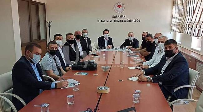 Karaman’da tarım alanlarında yüzde 70’e varan zarar oluştu