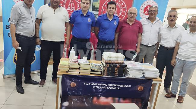 Karaman Türk Ocakları'ndan Cezaevlerine Kitap Bağış Kampanyasına Destek