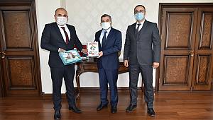 Karaman Ülkü Ocakları Başkanı Başkocagil’den Vali Işık’a ziyaret