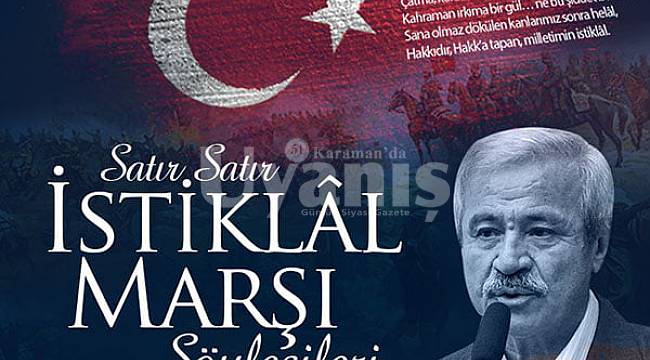 KMÜ’de Her Hafta Bir Kıta İle İstiklal Marşı Söyleşisi
