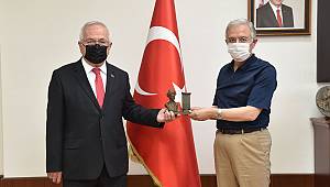 KMÜ Eski Rektörü Prof. Dr. Sabri Gökmen'den Rektör Ak'a Ziyaret