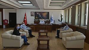 KTSO Başkanı Ve Beraberindekilerden Rektör Namık Ak'a Ziyaret