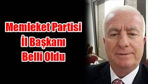 Memleket Partisi Karaman İl Başkanı belli oldu