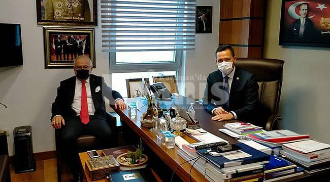 Rektör Namık Ak'tan Karaman Milletvekili Eser'e Ziyaret