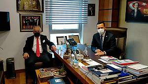 Rektör Namık Ak'tan Karaman Milletvekili Eser'e Ziyaret