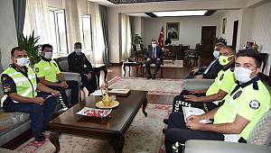 Trafik Güvenliğinin Sağlanmasında Başarı Gösteren Personeller Ödüllendirildi