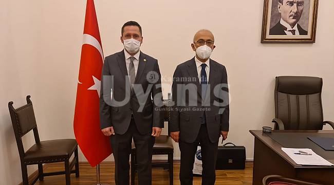 Vekil Eser, Bakan Elvan'a Karaman'daki Yatırımların Son Durumunu Anlattı