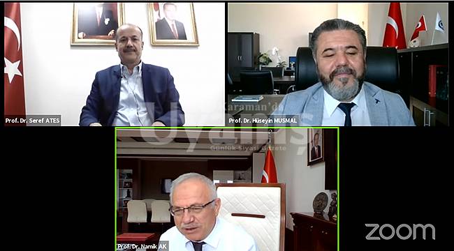 Yunus Emre Enstitüsü Başkanı Ateş, KMÜ'nün konuğu oldu