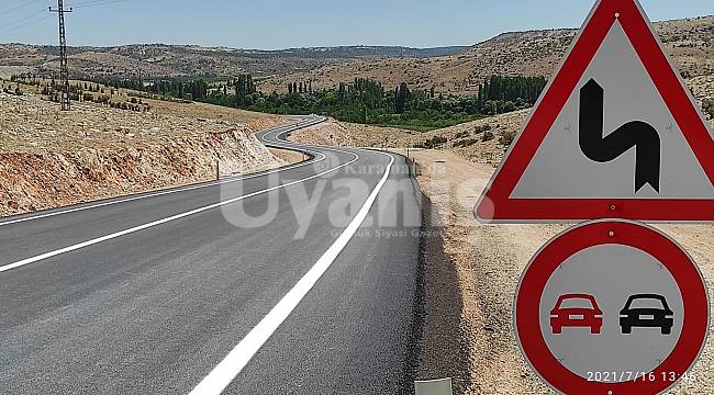 Karaman-Dereköy yolunda asfalt çalışmaları tamamlandı. Yol ulaşıma açıldı