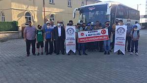 Öğrenciler Yaz Kampına Katılmak Üzere Mersin'e Uğurlandı