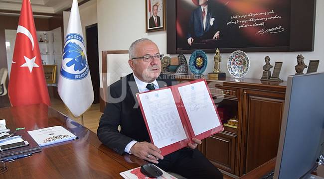 KMÜ ve Ondokuz Mayıs Üniversitesi arasında protokol imzalandı