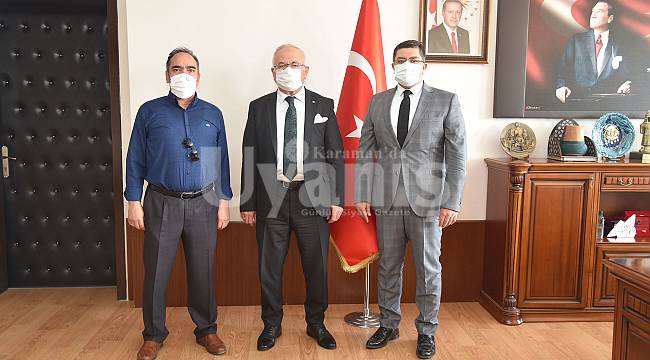 MHP ve Türk Eğitim-Sen'den Rektör Namık Ak'a ziyaret