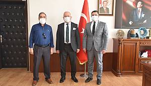 MHP ve Türk Eğitim-Sen'den Rektör Namık Ak'a ziyaret