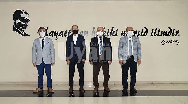 Sami Özdağ'dan Rektör Namık Ak'a Nezaket Ziyareti