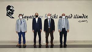 Sami Özdağ'dan Rektör Namık Ak'a Nezaket Ziyareti